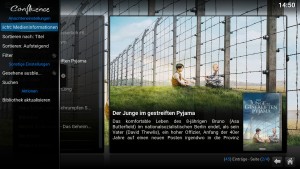 KODI - Eingelesene Filmzusatzdaten mit Ansichtsmenu