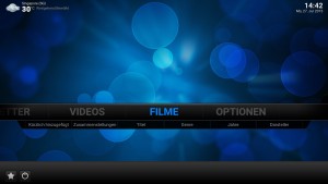 KODI - Neuer Menupunkt FILME