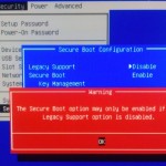 BIOS - Security - Security Boot Configuration - Wrong order