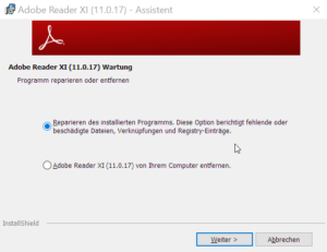 Adobe Reader XI (11.0.17) - Assistent